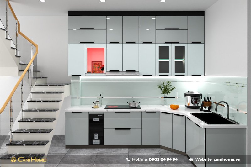 Tủ Bếp Nhôm Hợp Kim cao cấp cho nhà phố Tủ Bếp Nhôm Hợp Kim cao cấp cho nhà phố