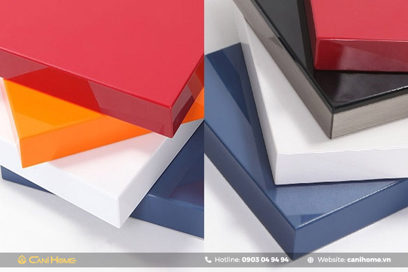 Tủ bếp nhựa Acrylic có nhiều ưu điểm