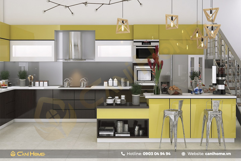 Tủ bếp Acrylic là gì Tủ bếp Acrylic là gì