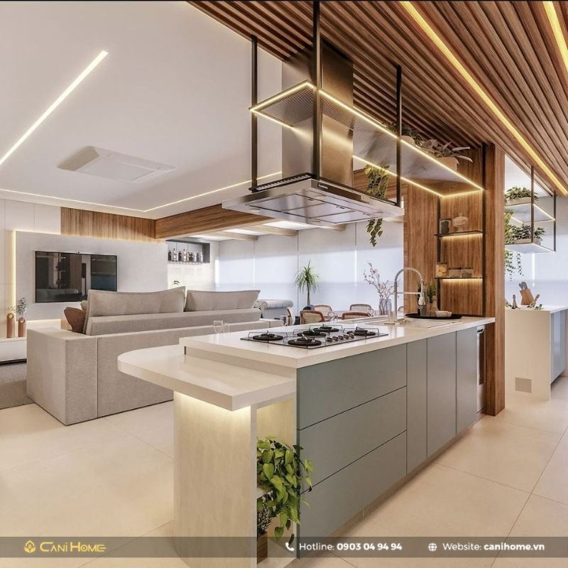 bếp hướng tây bắc