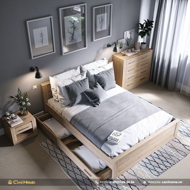 mẫu phòng ngủ tông xám trắng sang trọng mẫu phòng ngủ tông xám trắng sang trọng