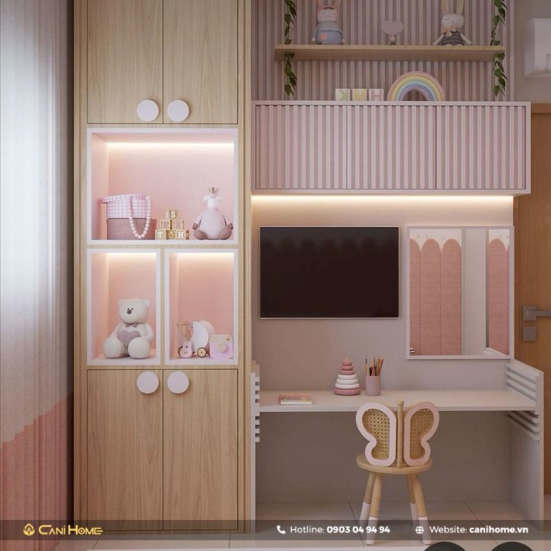 bàn cấp 1 thiết kế dễ thương