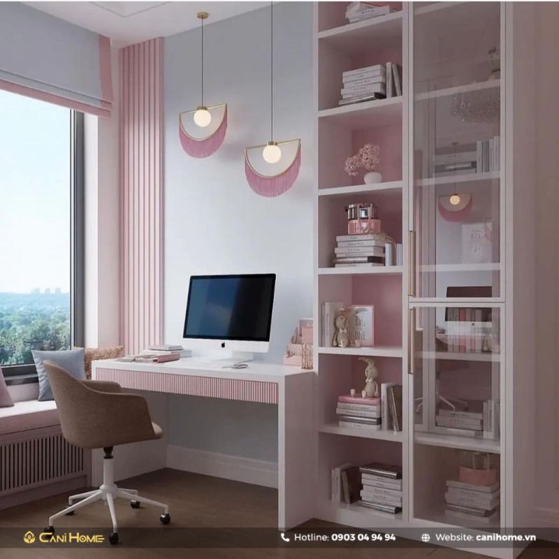 bàn học thông minh cho bé gái