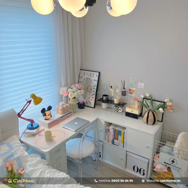 Mẫu bàn học sinh cấp 1 bằng gỗ