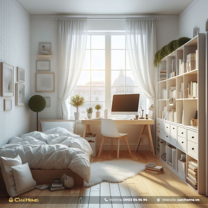 phòng ngủ chill Hàn Quốc