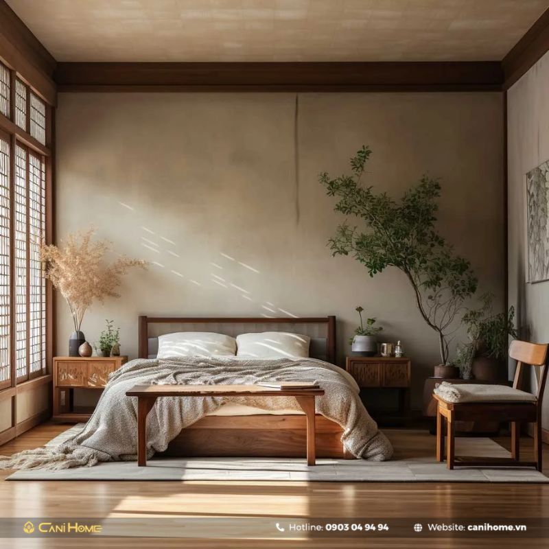 thiết kế phòng ngủ Hàn Quốc