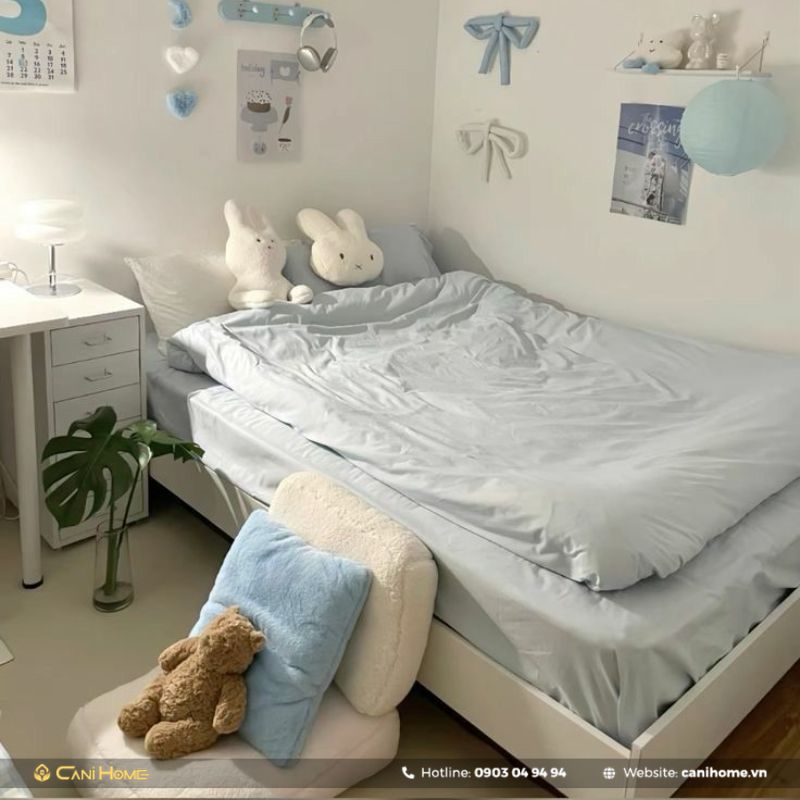 thiết kế phòng ngủ phong cách Hàn Quốc