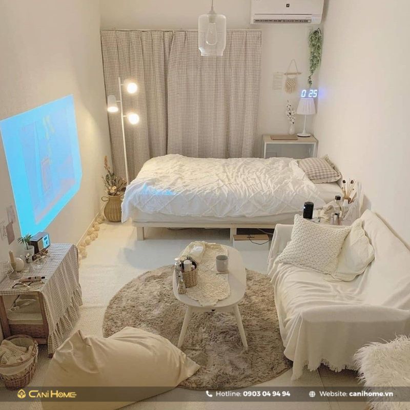 ý tưởng trang trí phòng ngủ Hàn Quốc