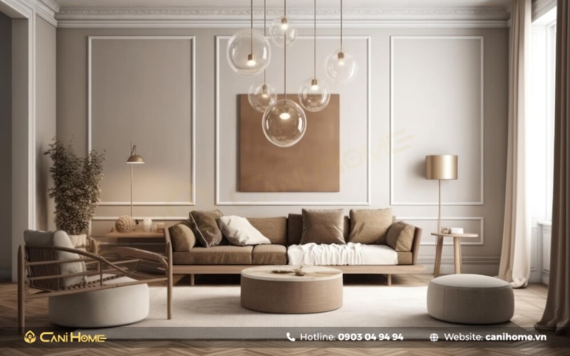 Bố trí căn hộ 1 phòng ngủ sang trọng