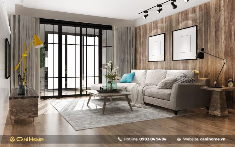 Bố trí nội thất chung cư 1 phòng ngủ hiện đại