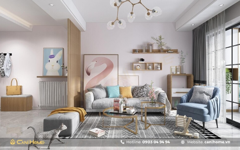 Decor căn hộ 1 phòng ngủ cao cấp