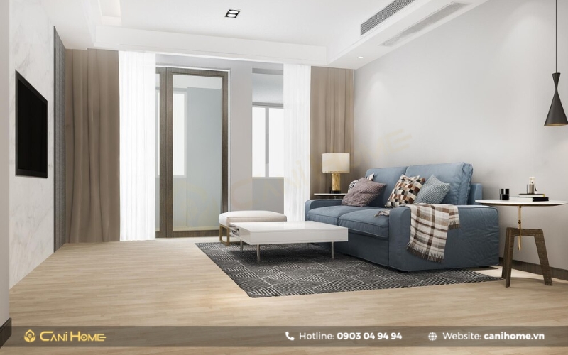 Trang trí căn hộ 1 phòng ngủ đẹp cao cấp