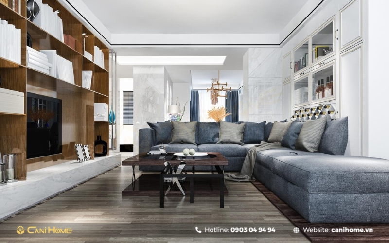 Trang trí căn hộ 1 phòng ngủ đẹp sang trọng