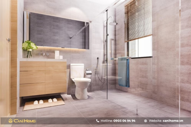 Thiết kế nội thất phòng tắm cho chung cư 3 phòng ngủ Thiết kế nội thất phòng tắm cho chung cư 3 phòng ngủ