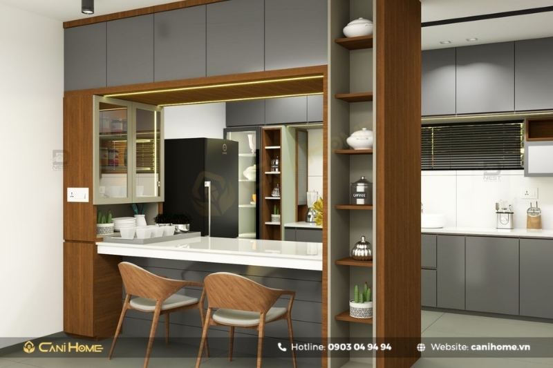 thiết kế nội thất phòng bếp tối ưu diện tích thiết kế nội thất phòng bếp tối ưu diện tích