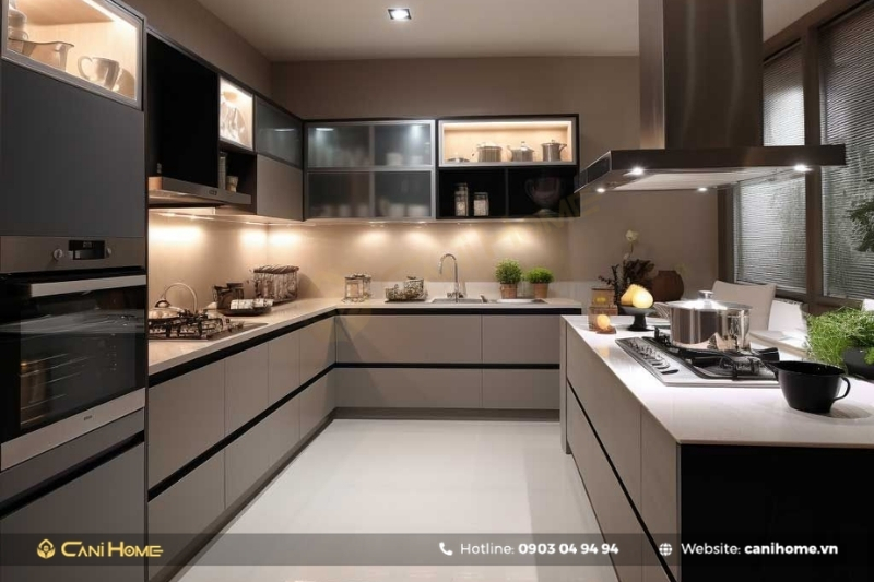 thiết kế nội thất phòng bếp acrylic thiết kế nội thất phòng bếp acrylic