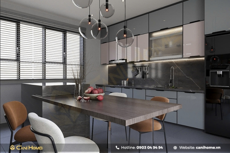 thiết kế nội thất phòng bếp liền phòng ăn thiết kế nội thất phòng bếp liền phòng ăn
