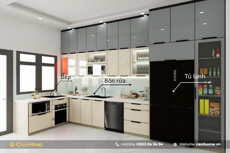 thiết kế nội thất phòng bếp kiểu Nhật thiết kế nội thất phòng bếp kiểu Nhật