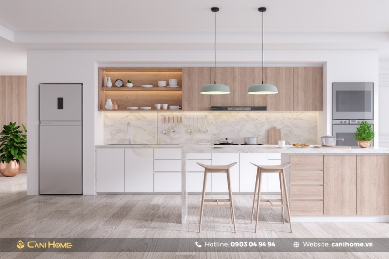 thiết kế nội thất nhà cấp 4 với phòng bếp sang trọng thiết kế nội thất nhà cấp 4 với phòng bếp sang trọng