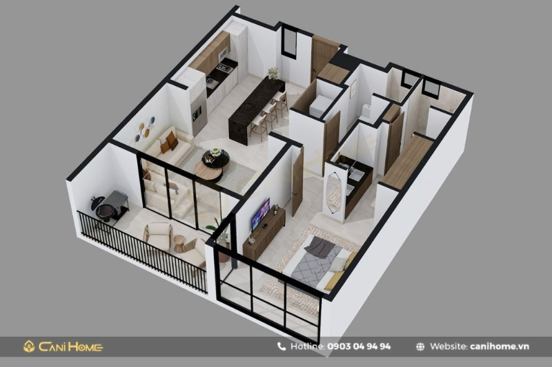 Mẫu nội thất nhà cấp 4 tiện dụng Mẫu nội thất nhà cấp 4 tiện dụng