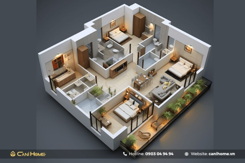 Nội thất nhà cấp 4 thân thiện môi trường Nội thất nhà cấp 4 thân thiện môi trường