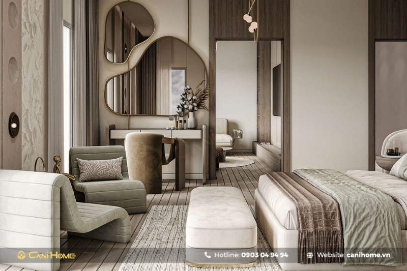 thiết kế nội thất phòng ngủ tân cổ điển thiết kế nội thất phòng ngủ tân cổ điển
