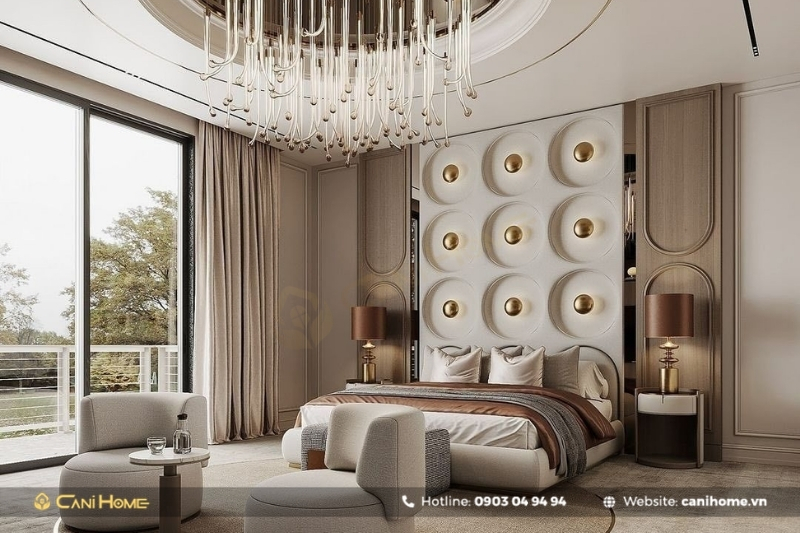 thiết kế nội thất phòng ngủ tân cổ điển thiết kế nội thất phòng ngủ tân cổ điển