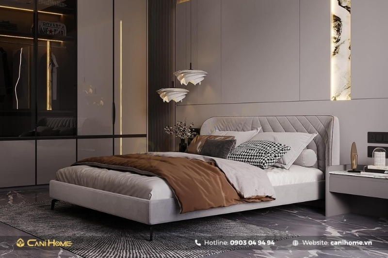 Thiết kế nội thất phòng ngủ cho nam tối giản tinh tế Thiết kế nội thất phòng ngủ cho nam tối giản tinh tế