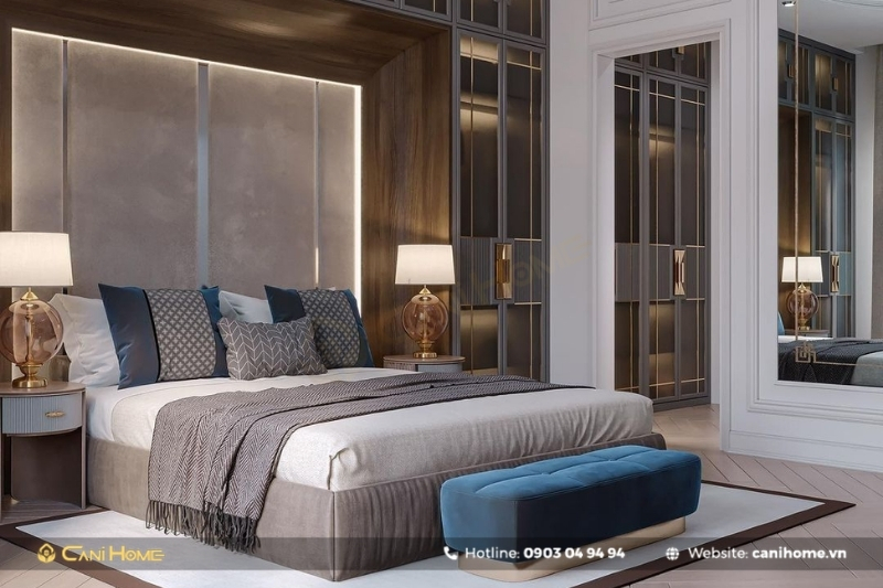 Thiết kế nội thất phòng ngủ có diện tích 30m2 tối giản Thiết kế nội thất phòng ngủ có diện tích 30m2 tối giản