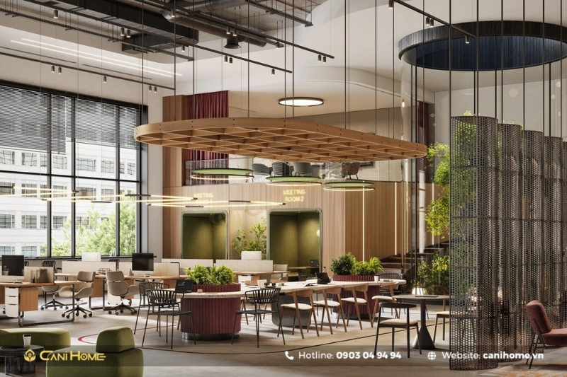 thiết kế văn phòng trên tầng cao thiết kế văn phòng trên tầng cao