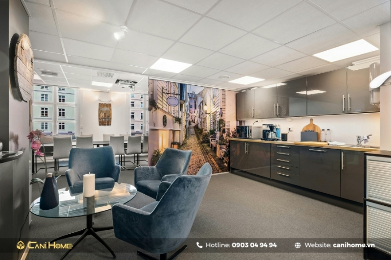 Mẫu thiết kế nội thất văn phòng gần gũi Mẫu thiết kế nội thất văn phòng gần gũi