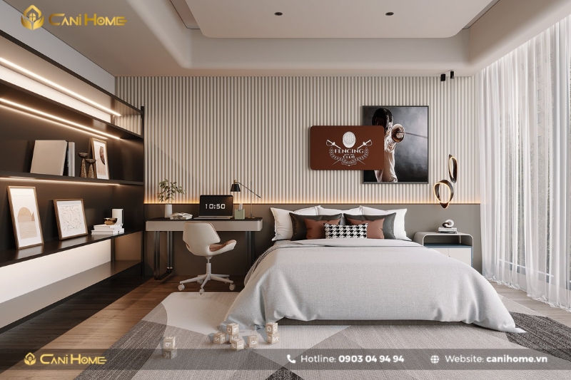 thiết kế nội thất phòng trẻ em cho bé trai -1