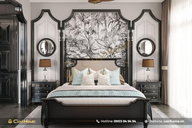 phòng ngủ theo phong cách Á Đông đương đại-2