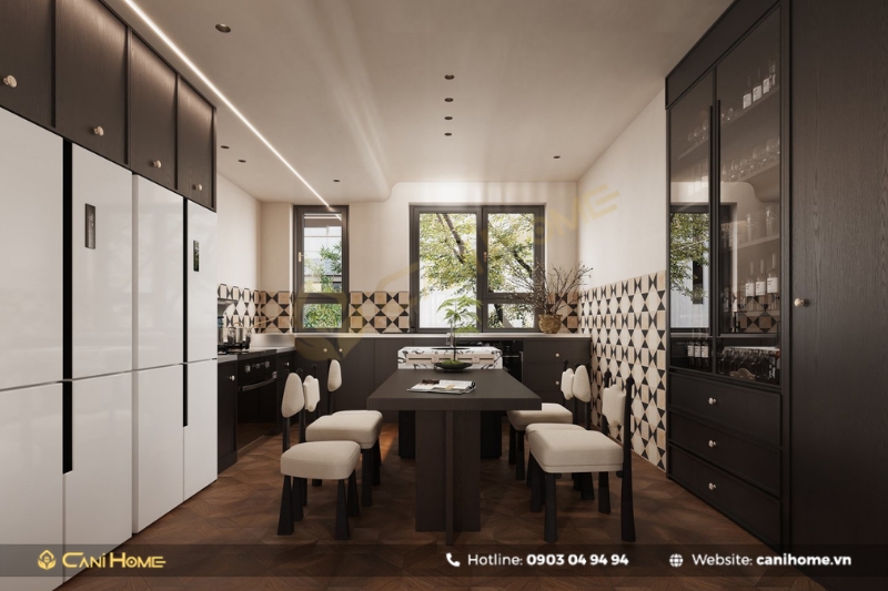 nhà bếp theo phong cách Á Đông đương đại-4