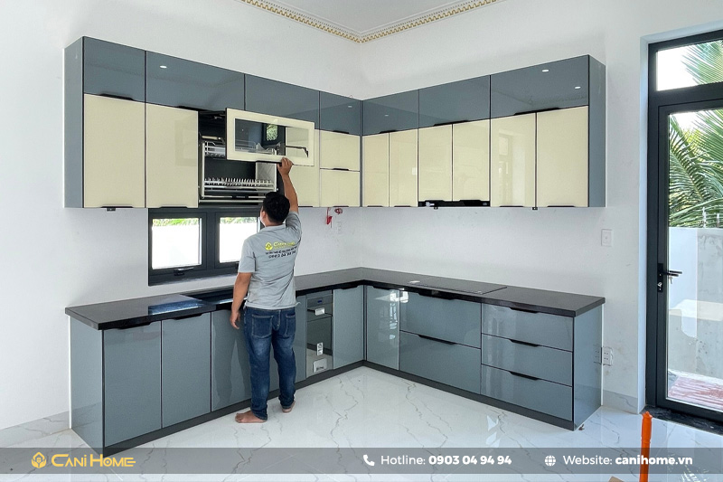 hình ảnh tủ bếp nhôm kính đẹp hình ảnh tủ bếp nhôm kính đẹp