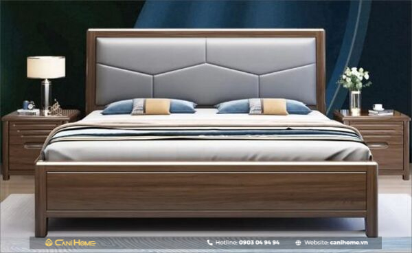 mẫu giường ngủ gỗ MDF