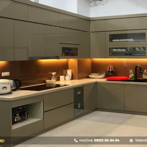thiết kế tủ bếp nhựa picomat