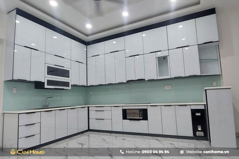 tủ bếp bằng nhôm kính tủ bếp bằng nhôm kính
