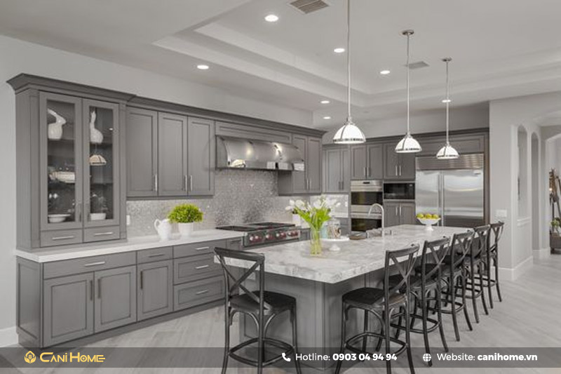 báo giá tủ bếp gỗ công nghiệp pallet