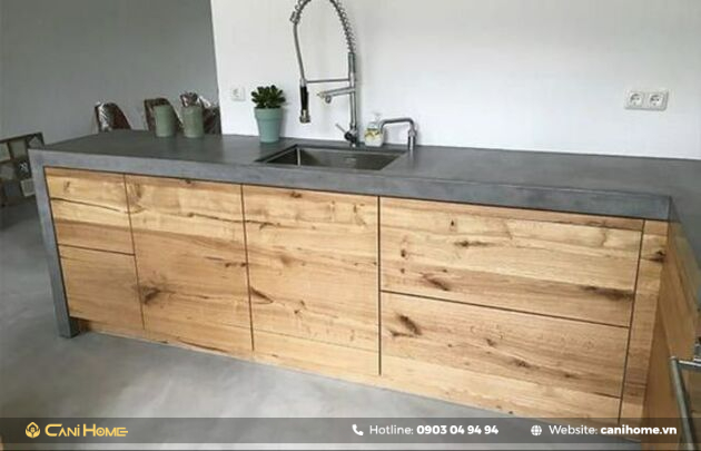 báo giá tủ bếp gỗ pallet