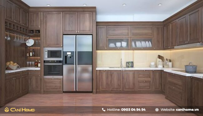 cách bố trí tủ bếp chữ u cách bố trí tủ bếp chữ u
