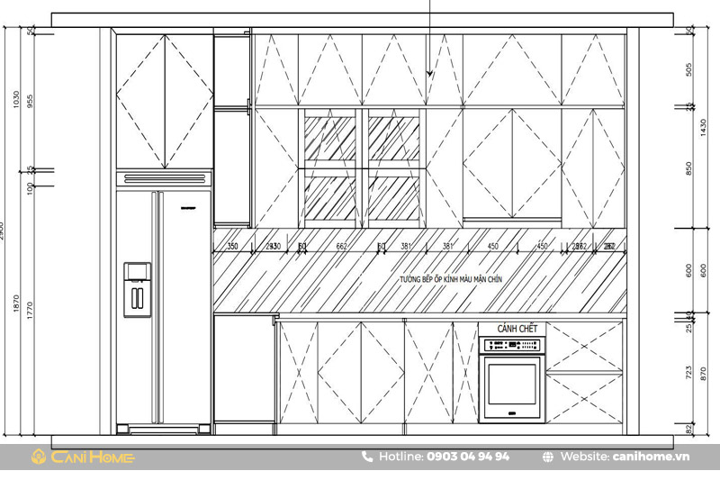 kích thước chuẩn các ngăn tủ bếp kích thước chuẩn các ngăn tủ bếp