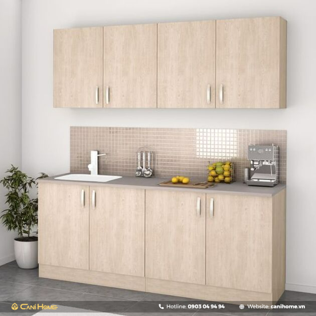 mẫu tủ bếp gỗ pallet đẹp