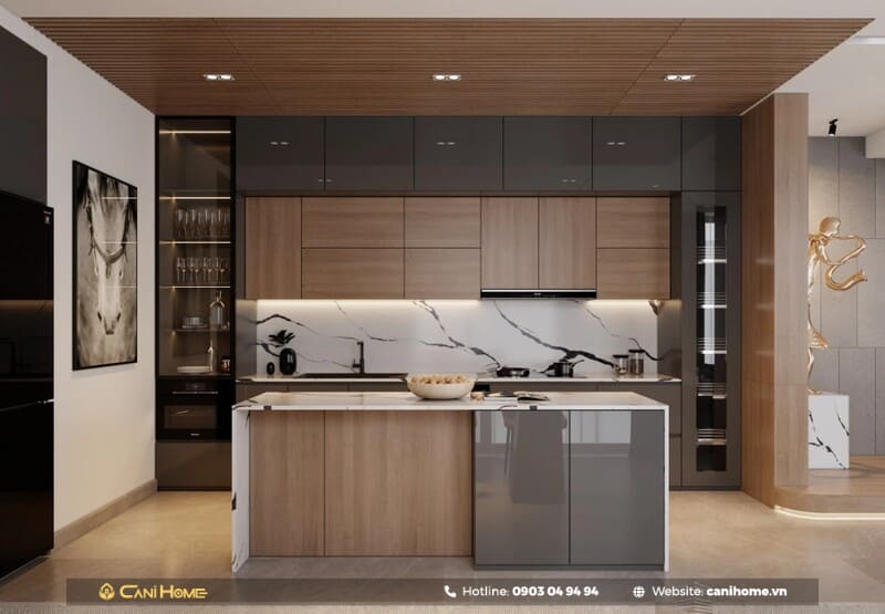 tổng hợp mẫu tủ bếp kết hợp tủ rượu tổng hợp mẫu tủ bếp kết hợp tủ rượu