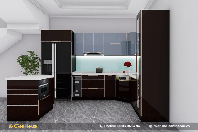 tủ bếp chữ u độc đáo tủ bếp chữ u độc đáo