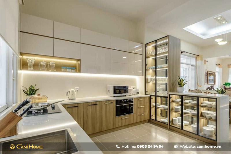 mẫu tủ bếp chữ u độc đáo mẫu tủ bếp chữ u độc đáo