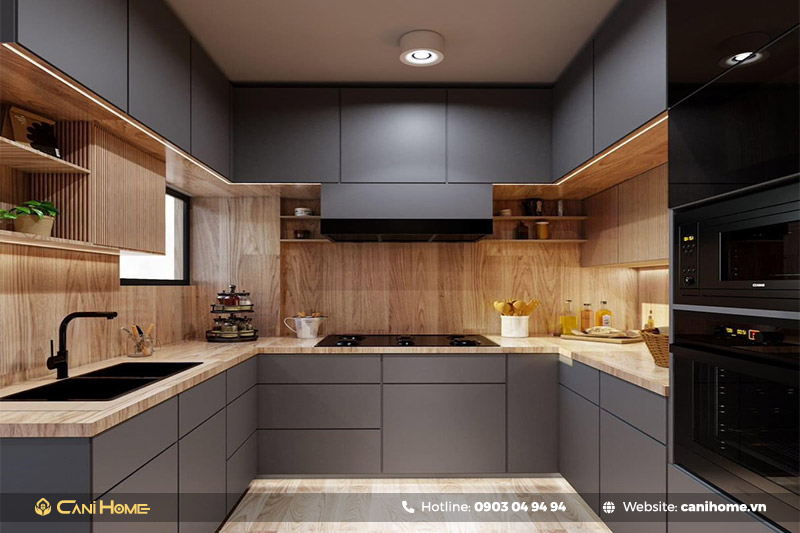 mẫu tủ bếp chữ u ấn tượng mẫu tủ bếp chữ u ấn tượng