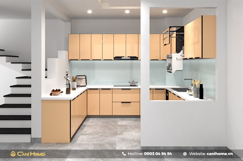 tủ bếp chữ u tiện dụng tủ bếp chữ u tiện dụng