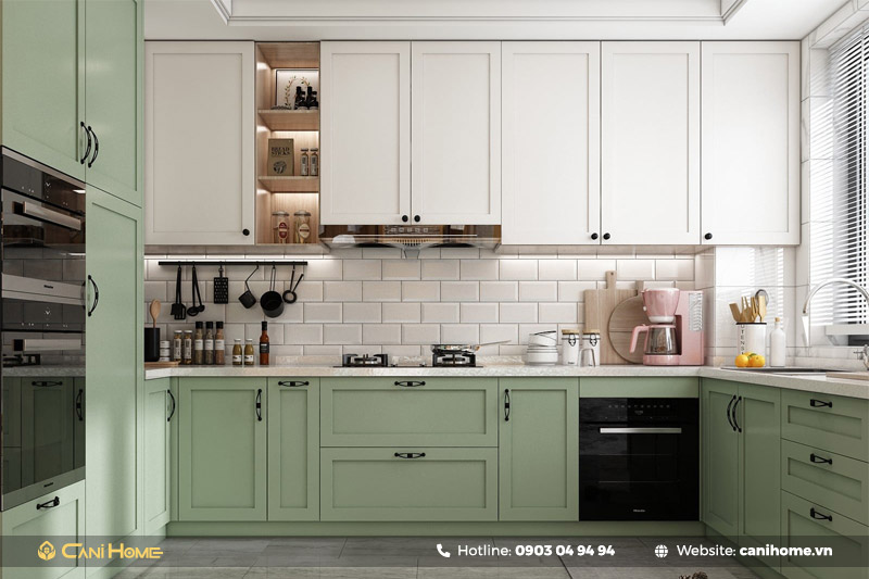 mẫu tủ bếp chữ u tiện dụng mẫu tủ bếp chữ u tiện dụng