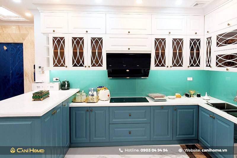 tủ bếp hình chữ u tiện dụng tủ bếp hình chữ u tiện dụng